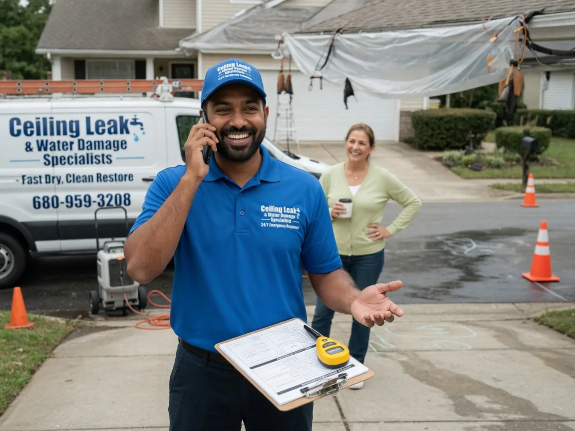 Ceiling Leak Cleanup Knotts Island, NC FAQs
